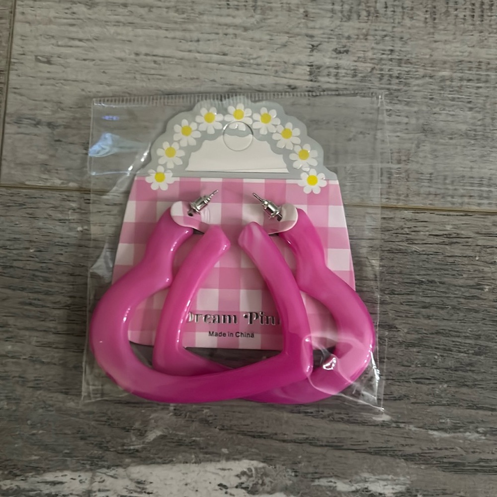 Pink Earrings